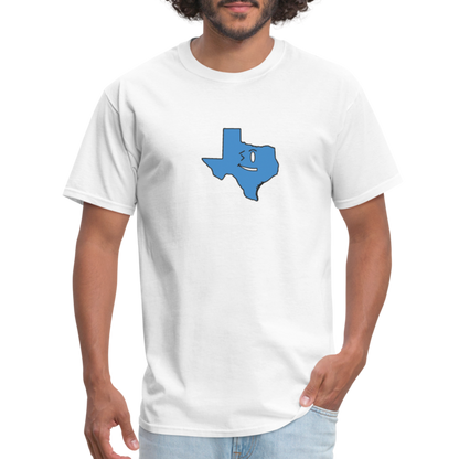 Texas STATEment Overconfident Unisex/Men's White Tee Shirt - white