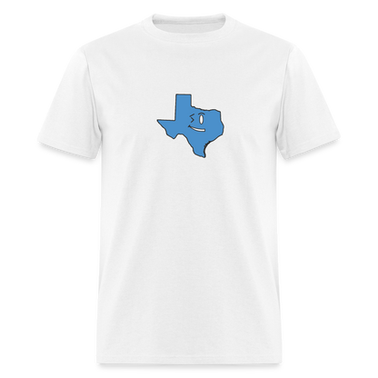 Texas STATEment Overconfident Unisex/Men's White Tee Shirt - white