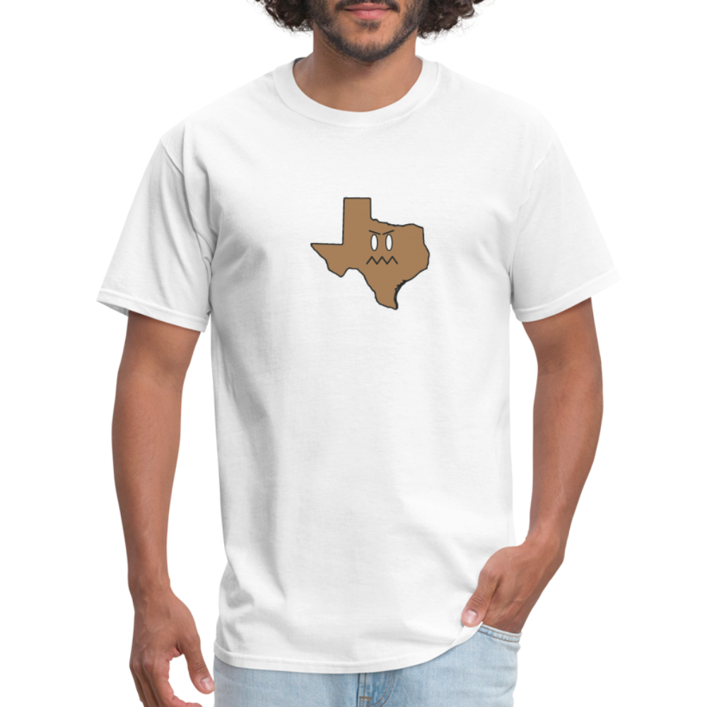 Texas STATEment Grumpy Unisex/Men's White Tee Shirt - white