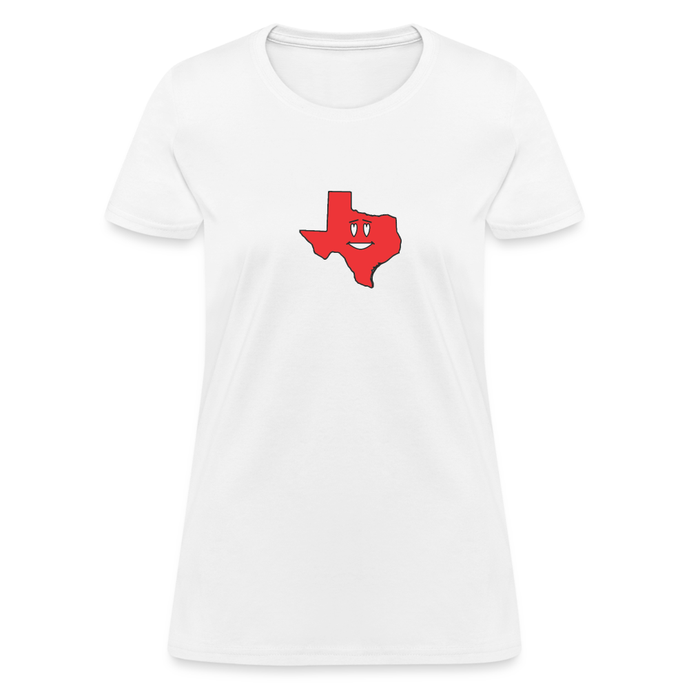 Texas STATEment Infatuated Women's White Tee Shirt - white