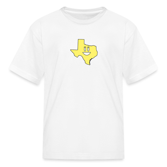 Texas STATEment Happy Kid's White Tee Shirt - white