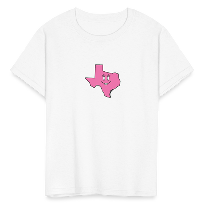 Texas STATEment Cuteness Kid's White Tee Shirt - white