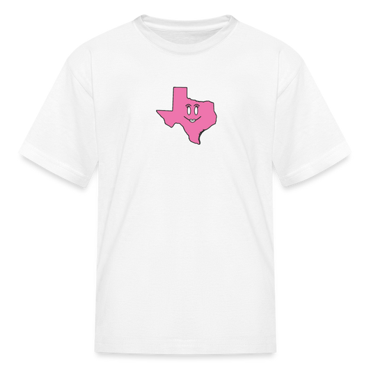 Texas STATEment Cuteness Kid's White Tee Shirt - white