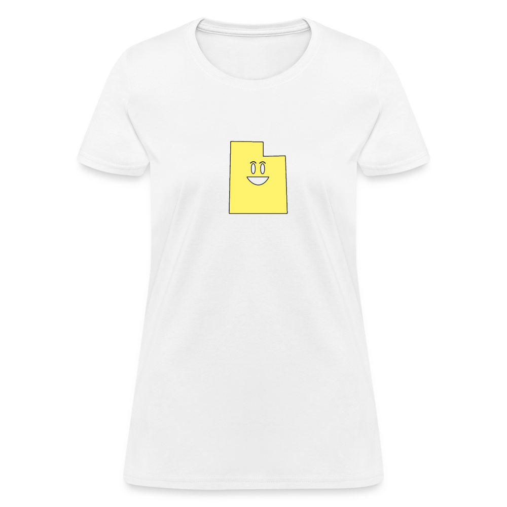 Utah STATEment Happy Apocalypse Women's White Tee Shirt - white