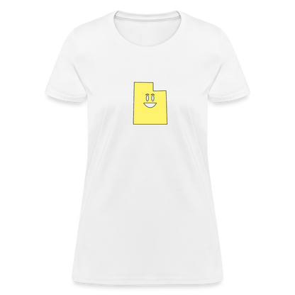 Utah STATEment Happy Apocalypse Women's White Tee Shirt - white