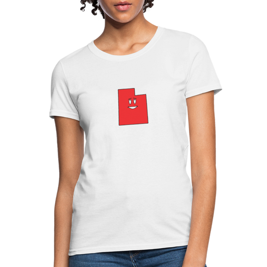 Utah STATEment Infatuated Women's White Tee Shirt - white