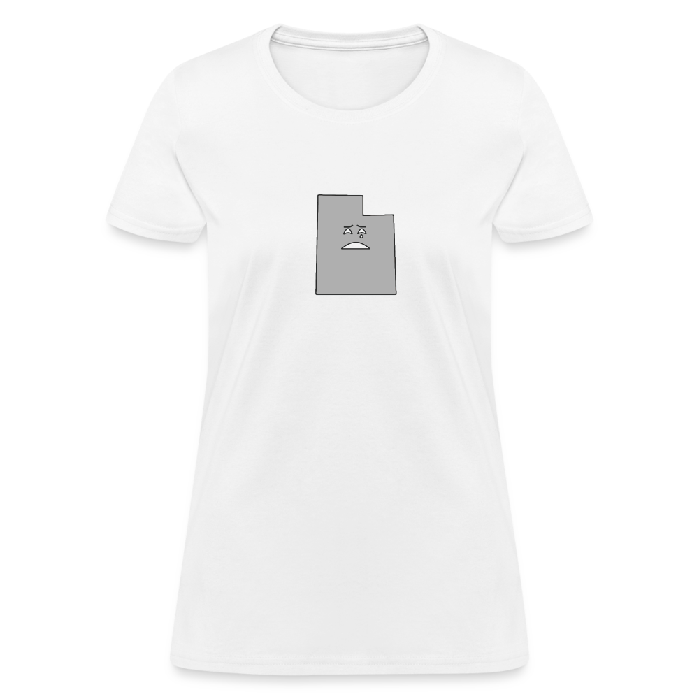 Utah STATEment Moody Women's White Tee Shirt - white