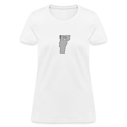 Vermont STATEment Moody Women's White Tee Shirt - white