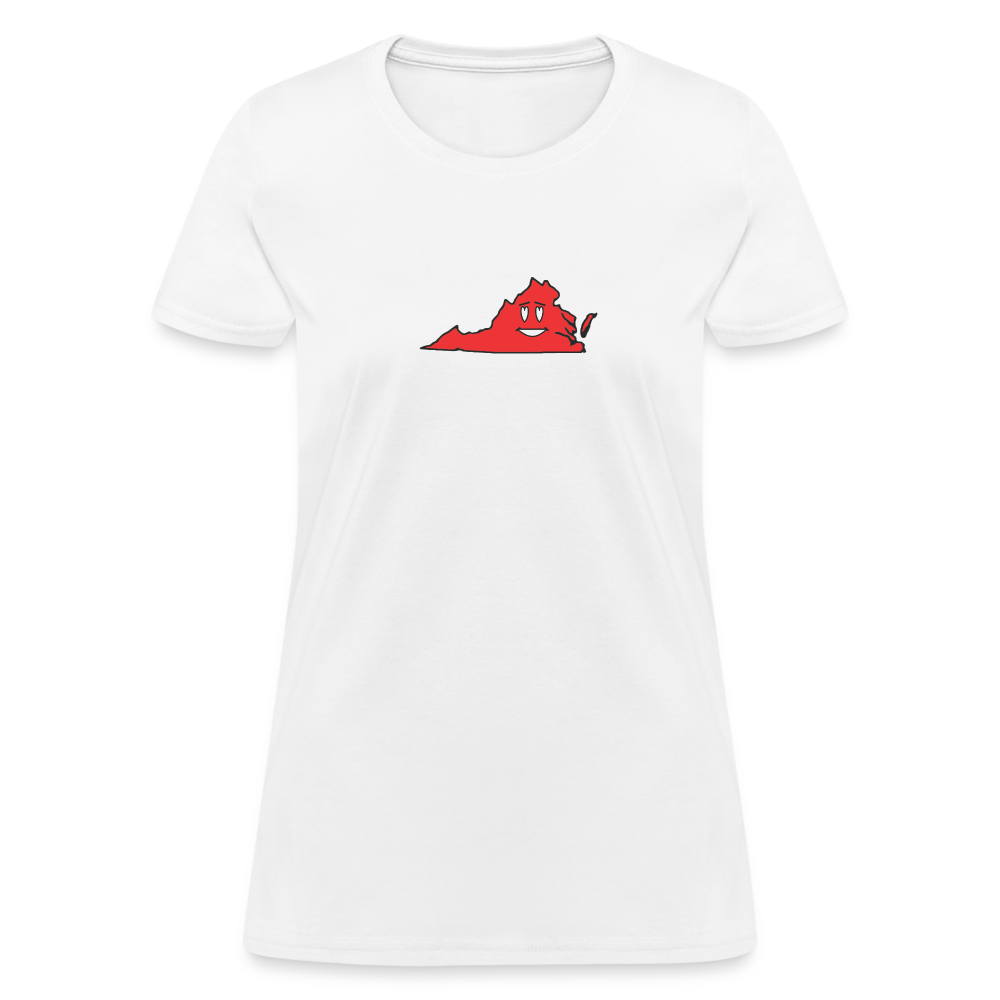 Virginia STATEment Infatuated Women's White Tee Shirt - white