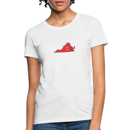 Virginia STATEment Infatuated Women's White Tee Shirt - white