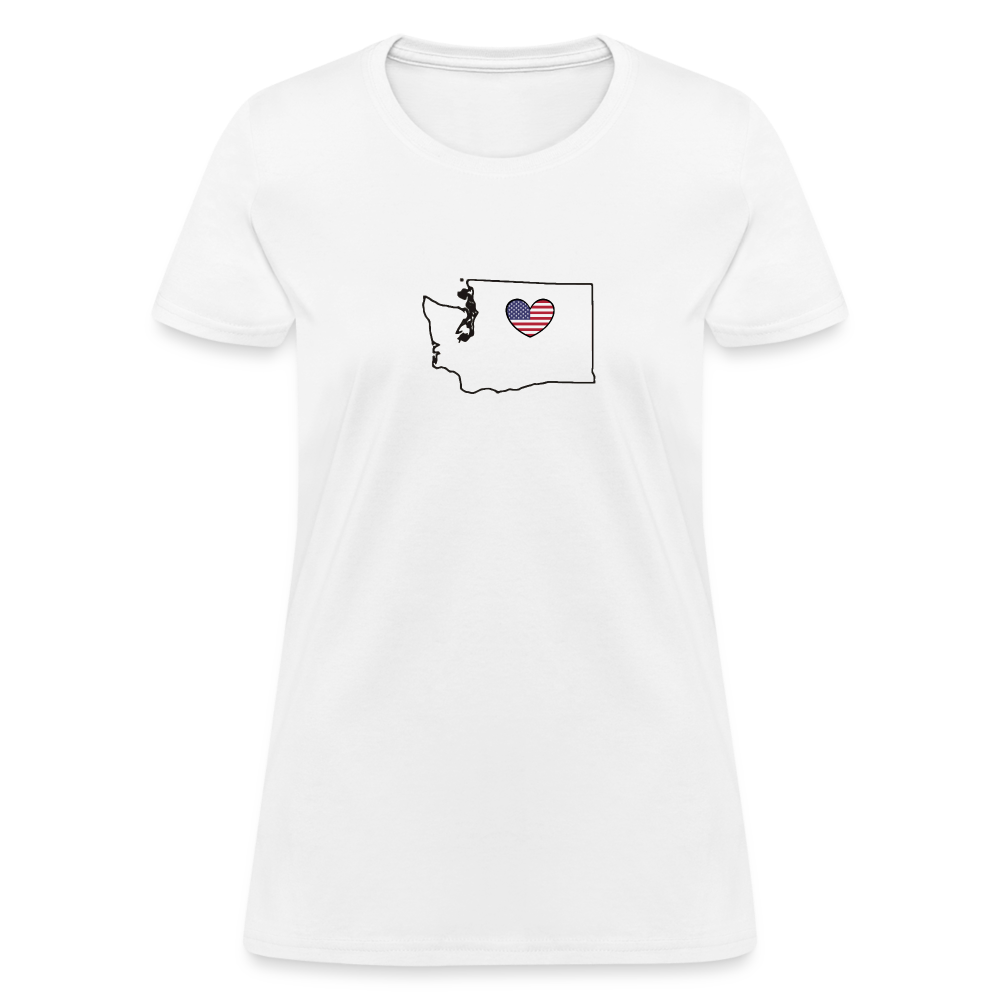 Washington STATEment Americana Women's White Tee Shirt - white