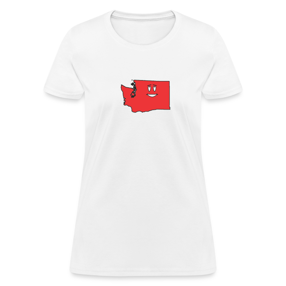 Washington STATEment Infatuated Women's White Tee Shirt - white