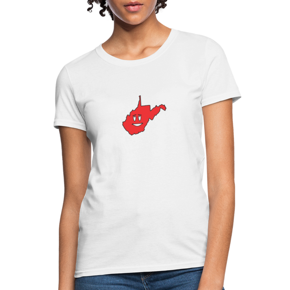 West Virginia STATEment Infatuated Women's White Tee Shirt - white