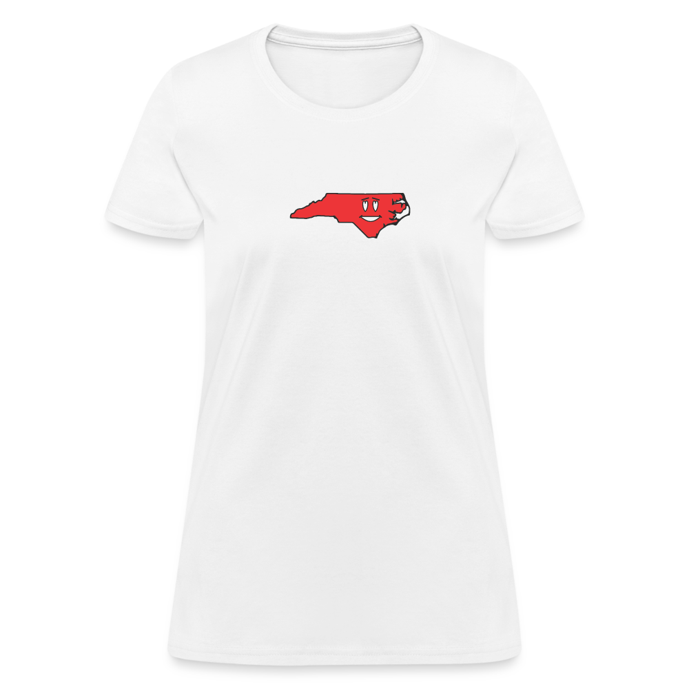 North Carolina STATEment Infatuated Women's White Tee Shirt - white