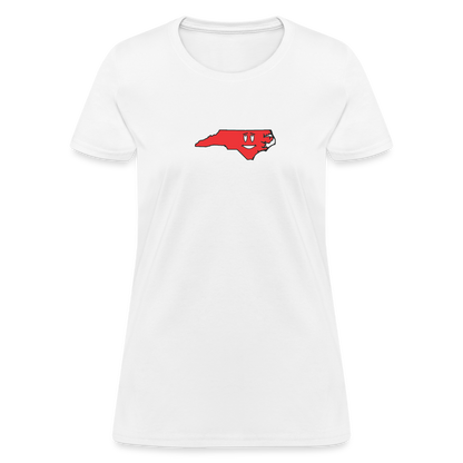 North Carolina STATEment Infatuated Women's White Tee Shirt - white