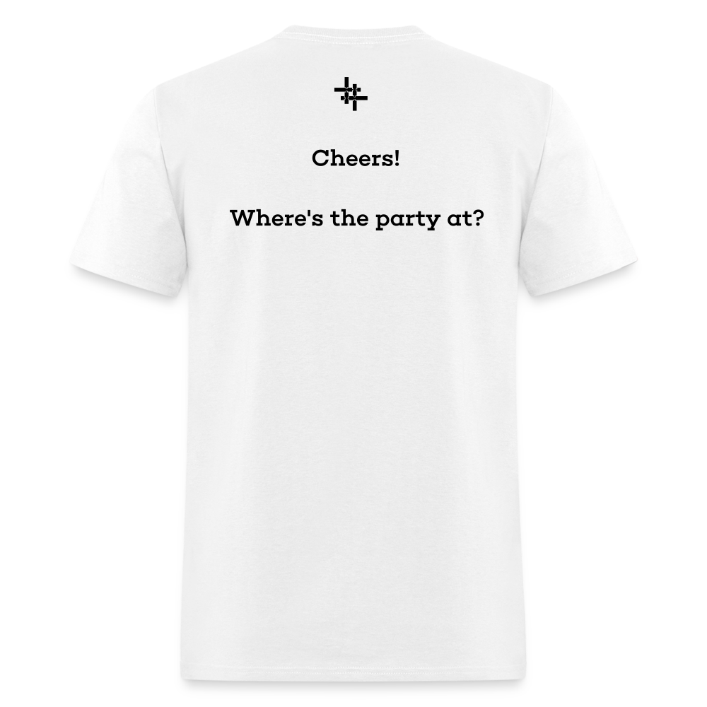 Arizona STATEment Customizable Cheers Balloons Unisex/Men's White Tee Shirt - white